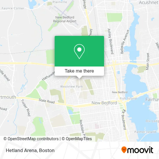 Hetland Arena map