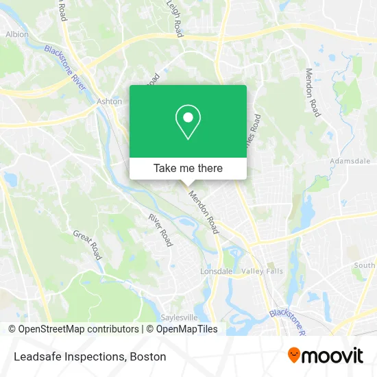 Leadsafe Inspections map