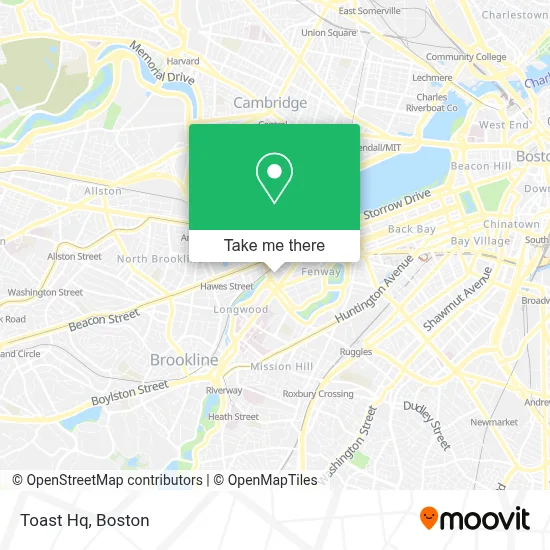 Toast Hq map