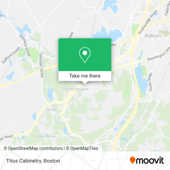 Titus Cabinetry map