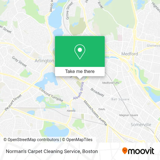 Norman's Carpet Cleaning Service map