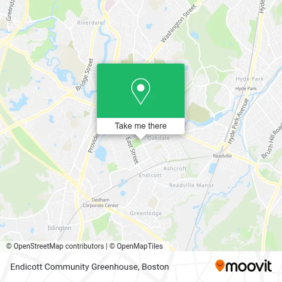Endicott Community Greenhouse map