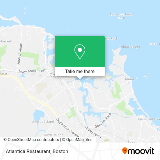 Atlantica Restaurant map