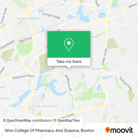 Wne College Of Pharmacy And Science map