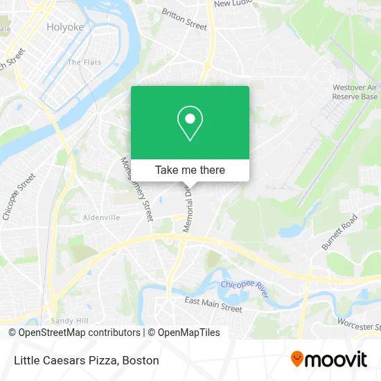 Little Caesars Pizza map