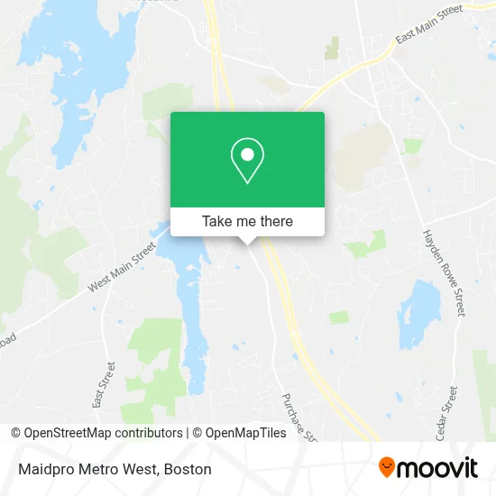 Maidpro Metro West map