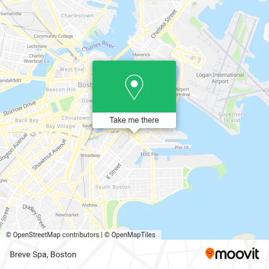Breve Spa map