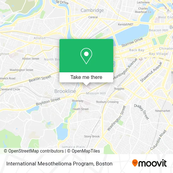 International Mesothelioma Program map