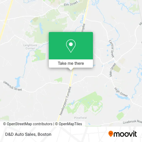 D&D Auto Sales map