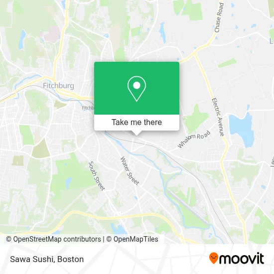 Sawa Sushi map