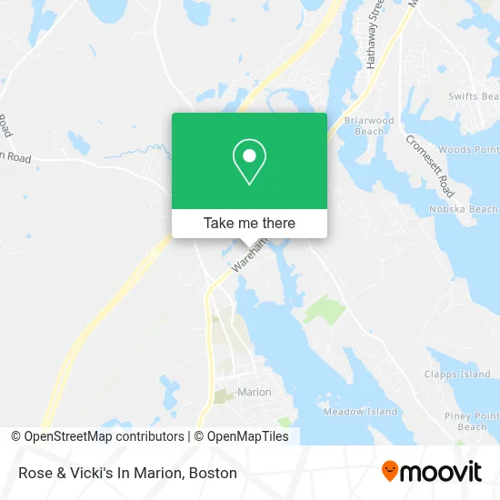 Rose & Vicki's In Marion map