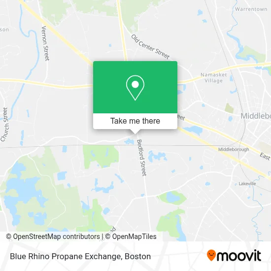 Blue Rhino Propane Exchange map