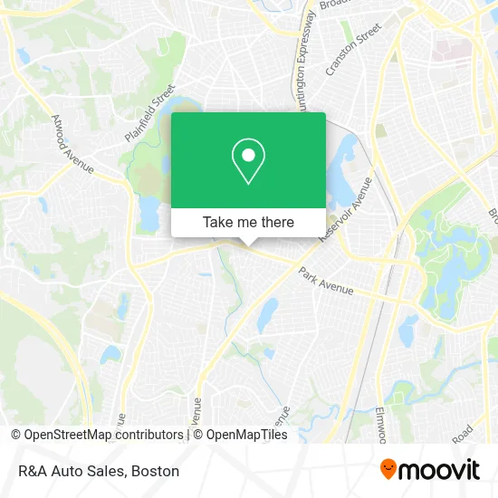 R&A Auto Sales map