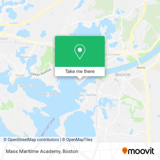 Mass Maritime Academy map