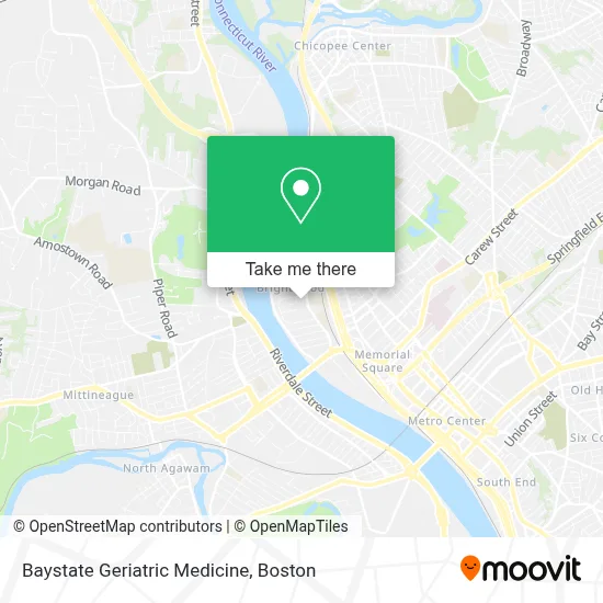Baystate Geriatric Medicine map