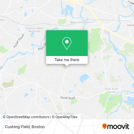 Cushing Field map