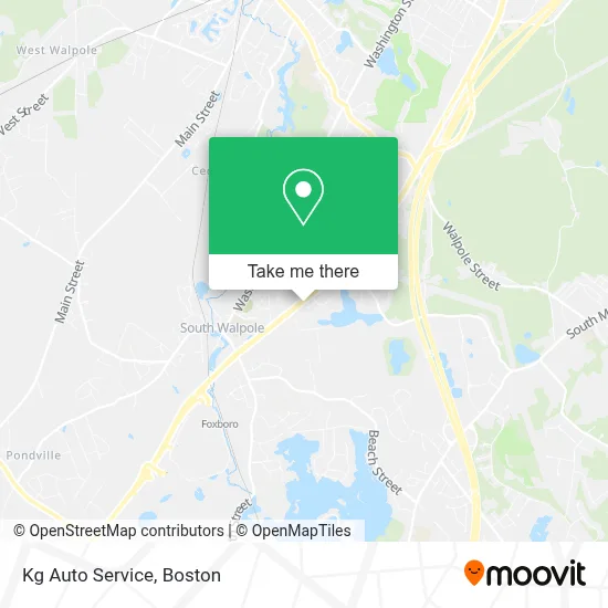 Kg Auto Service map