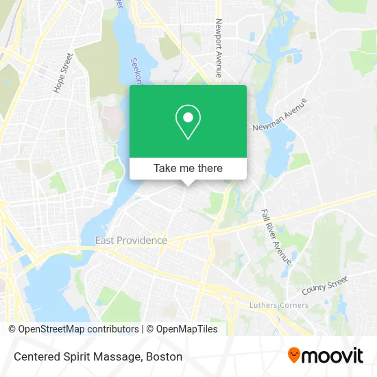 Centered Spirit Massage map