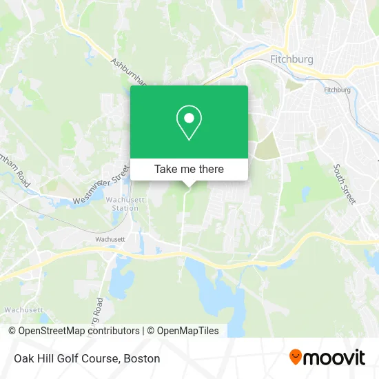 Oak Hill Golf Course map