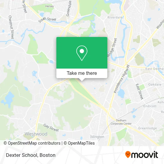 Dexter School map