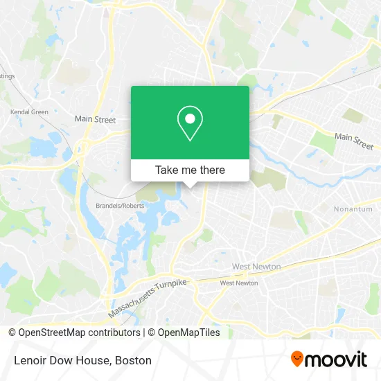 Lenoir Dow House map