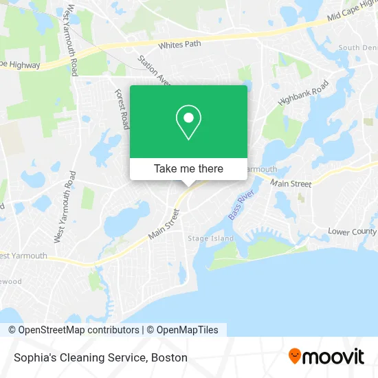Sophia's Cleaning Service map