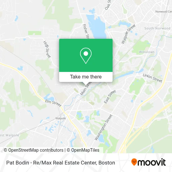 Pat Bodin - Re / Max Real Estate Center map