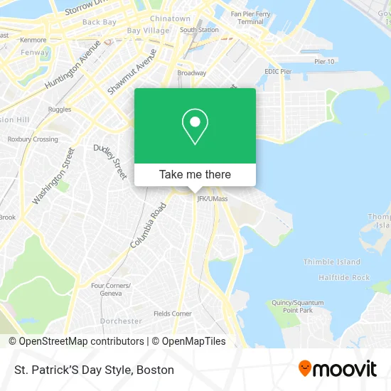 St. Patrick’S Day Style map