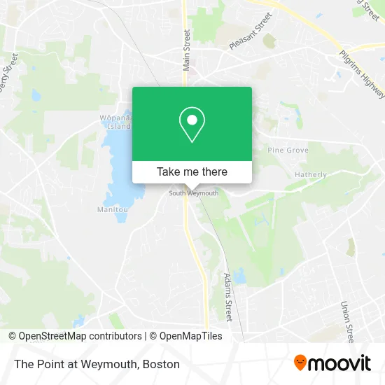 The Point at Weymouth map