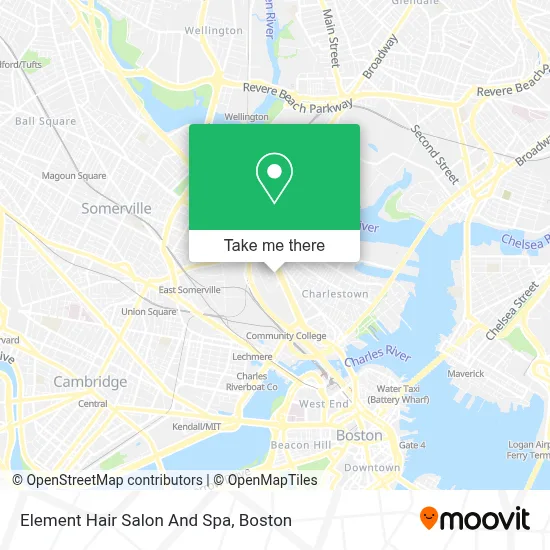 Element Hair Salon And Spa map