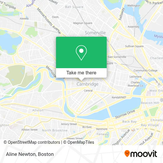 Aline Newton map