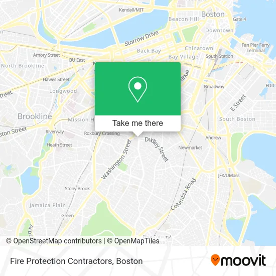 Fire Protection Contractors map