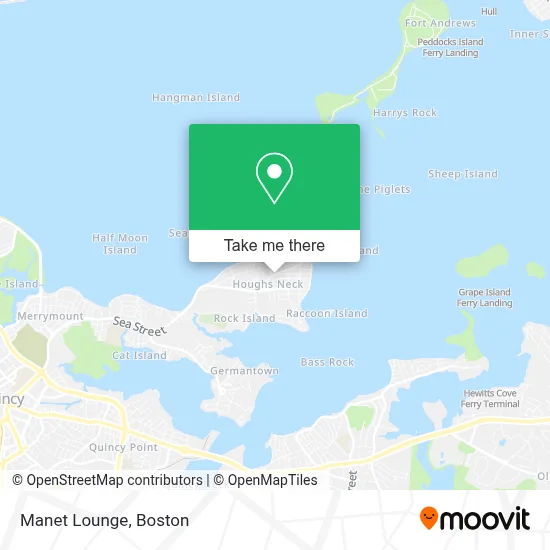 Manet Lounge map