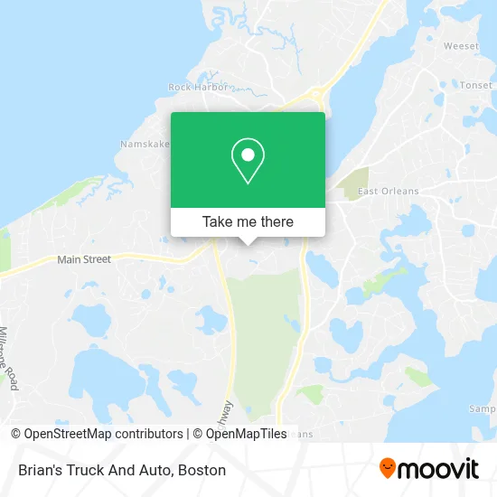 Brian's Truck And Auto map