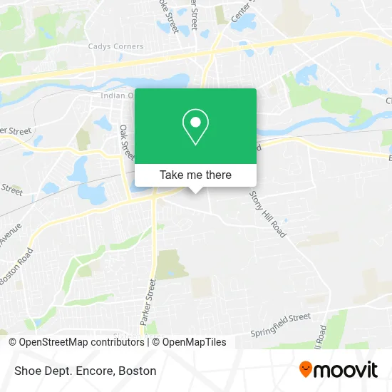 Shoe Dept. Encore map
