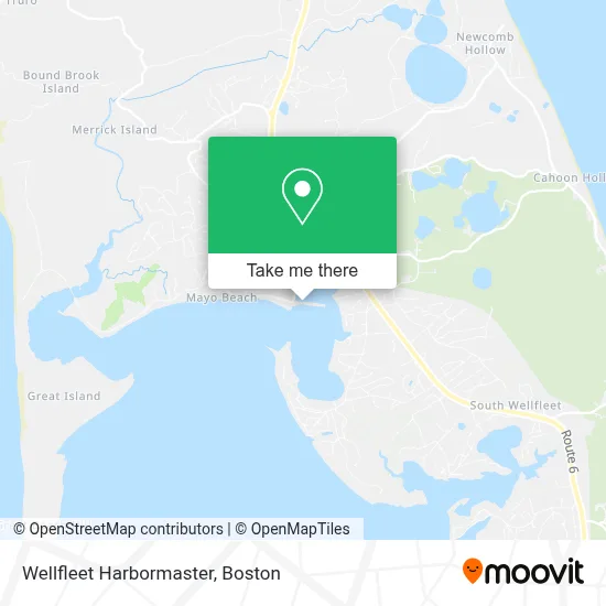 Wellfleet Harbormaster map