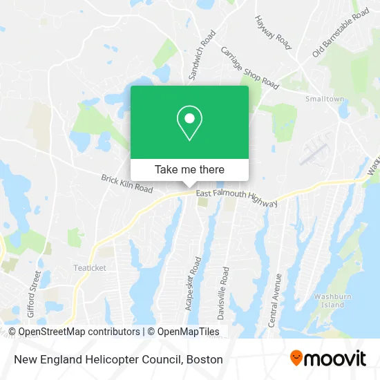New England Helicopter Council map
