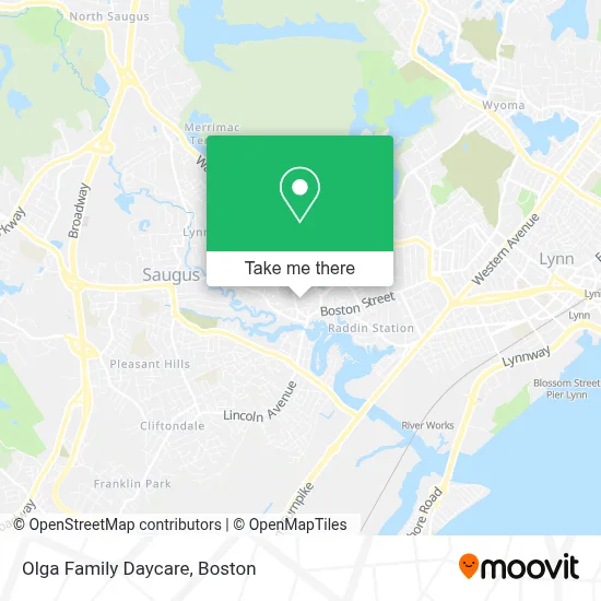 Olga Family Daycare map