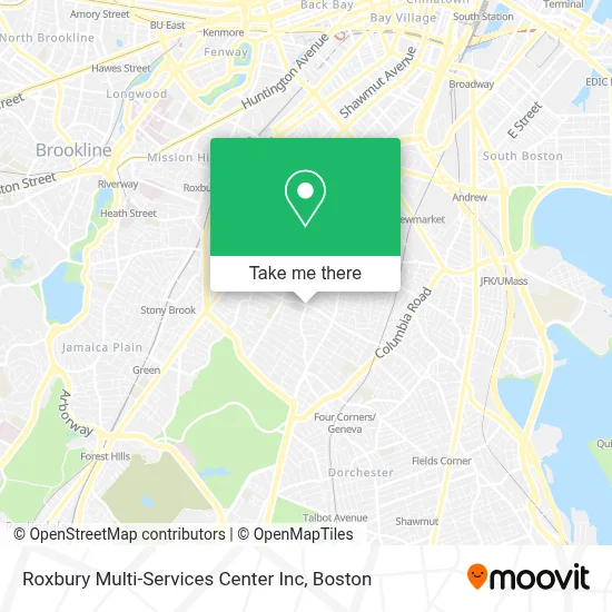 Roxbury Multi-Services Center Inc map