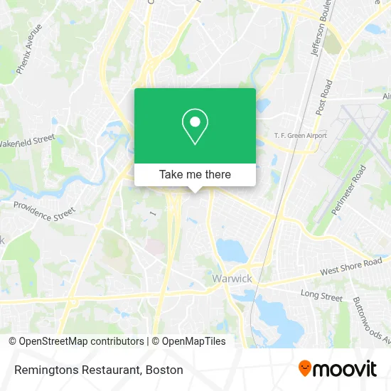 Remingtons Restaurant map