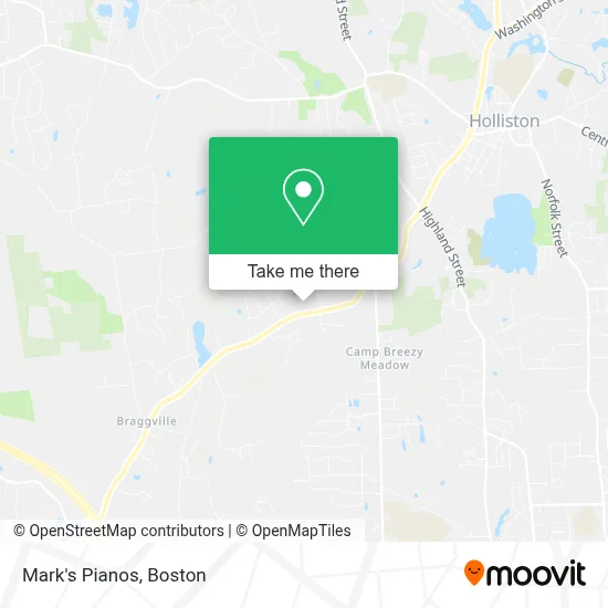 Mark's Pianos map