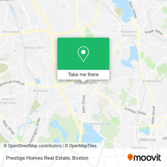 Prestige Homes Real Estate map