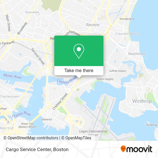 Cargo Service Center map