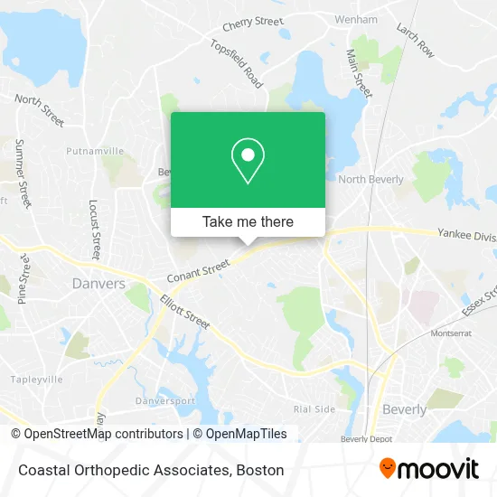 Coastal Orthopedic Associates map