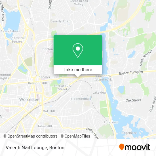 Valenti Nail Lounge map