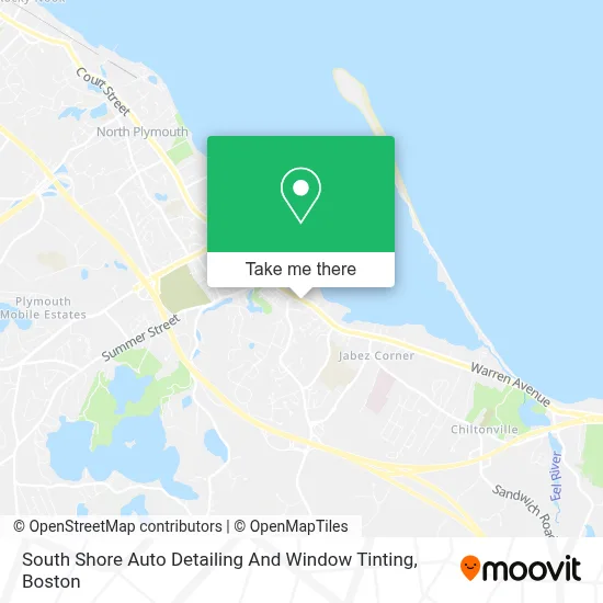 South Shore Auto Detailing And Window Tinting map