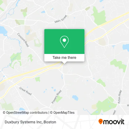 Duxbury Systems Inc map