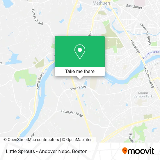 Little Sprouts - Andover Nebc map