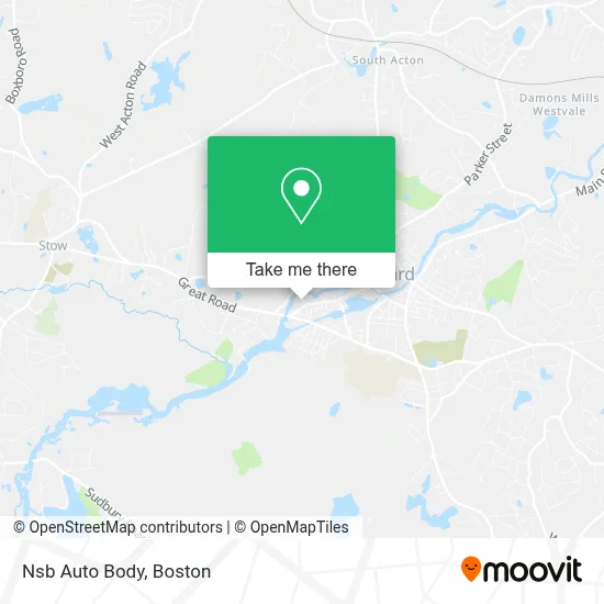 Nsb Auto Body map