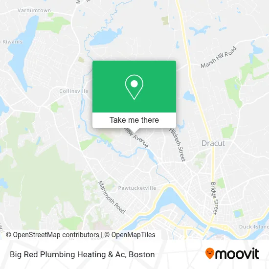 Big Red Plumbing Heating & Ac map
